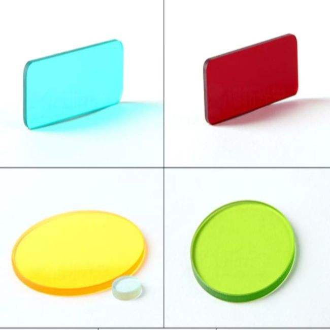 5 mm Optical Glass Round Optical Filter, AR Coated — image 1