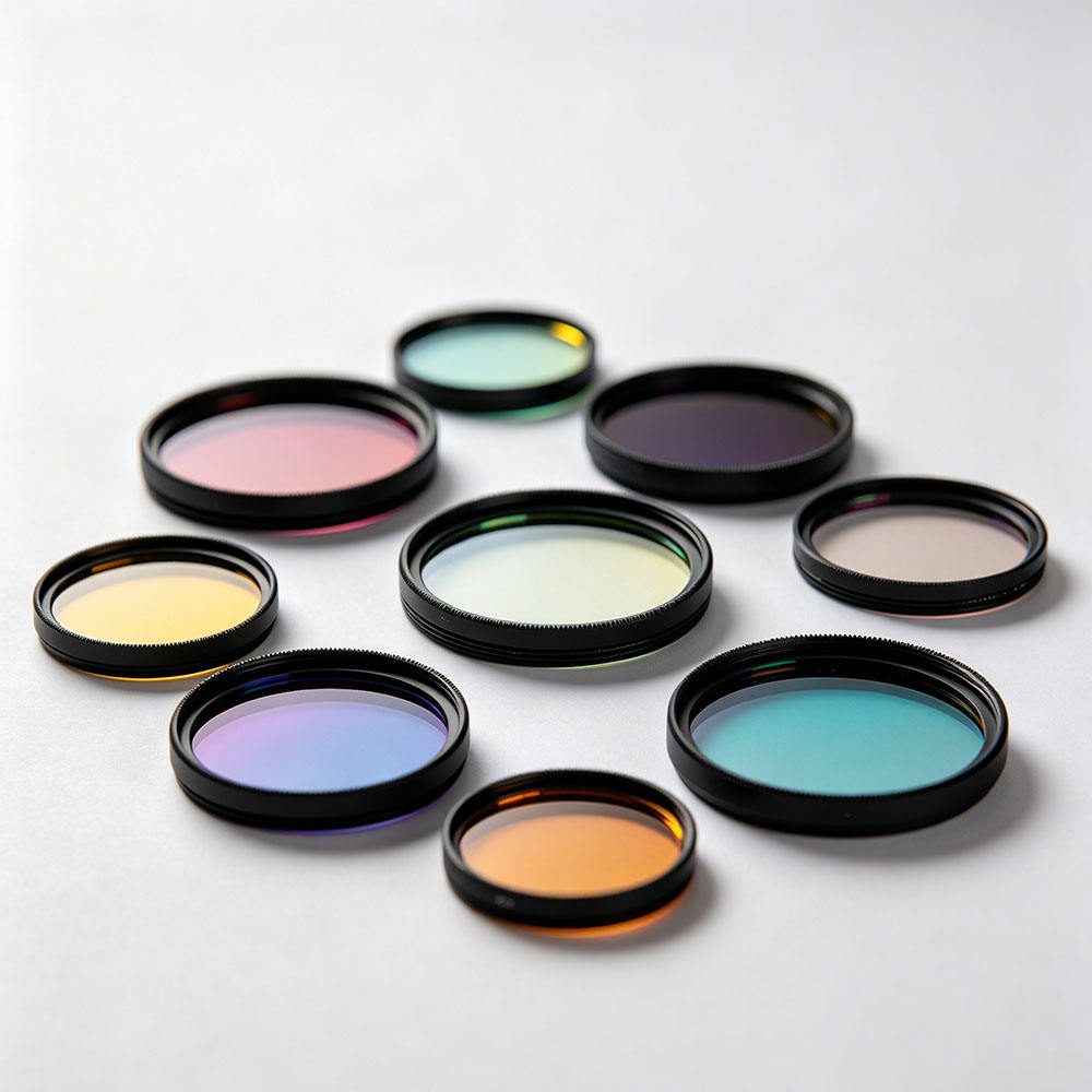 Custom Size Optical Glass Round Optical Filter — image 1