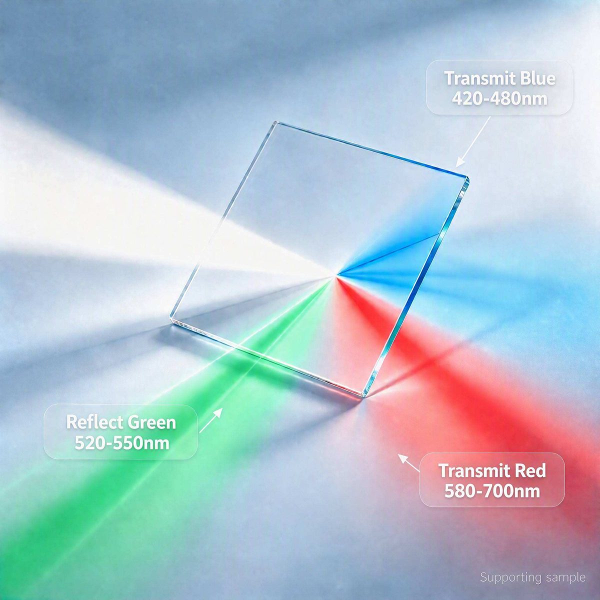 Custom Size Optical Glass Round Optical Filter — image 1