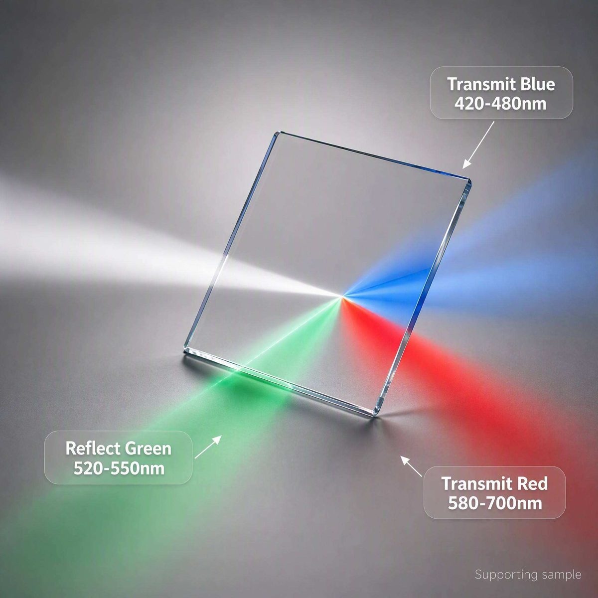 Custom Size Optical Glass Round Optical Filter — image 1