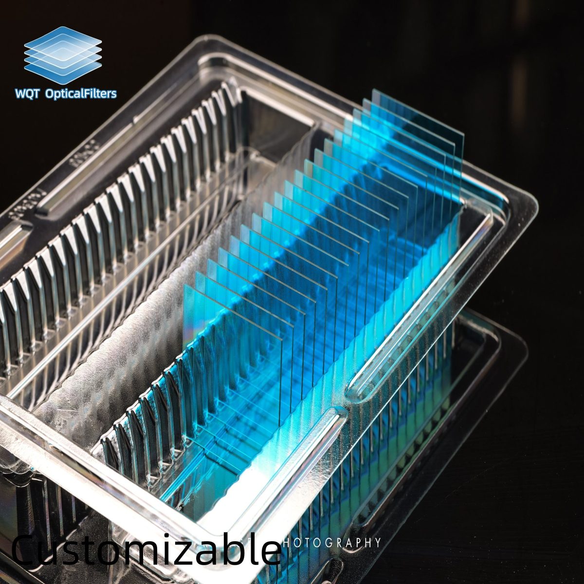 Custom Size Optical Glass Square Optical Filter — image 1