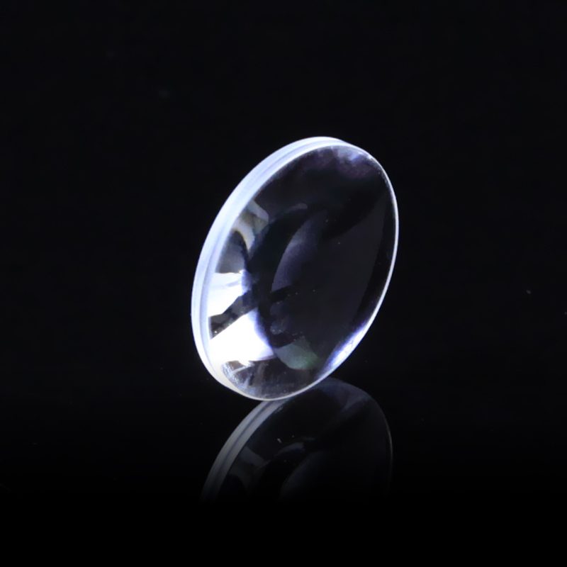 30x37.5 mm Sapphire Biconvex Lens, AR Coated — image 1
