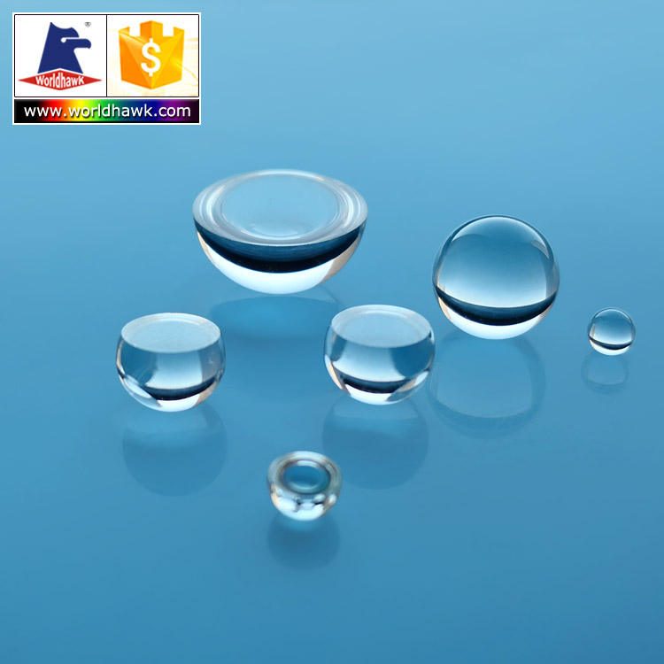0.3 mm Sapphire Hemisphere Lens, AR Coated