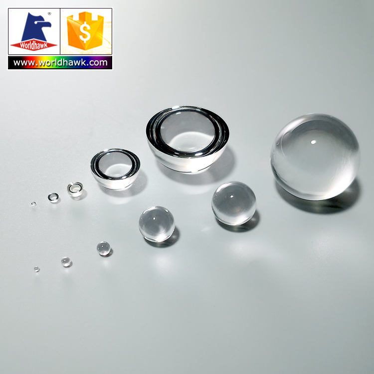 0.3 mm Sapphire Hemisphere Lens, AR Coated