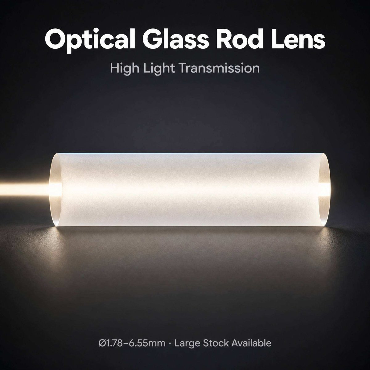 1.6 mm Sapphire Rod Lens, AR Coated — image 1