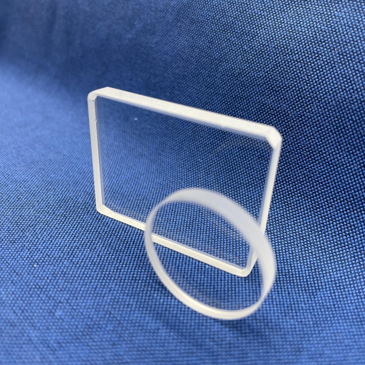 Custom Size Sapphire Square Optical Window, AR Coated — image 1