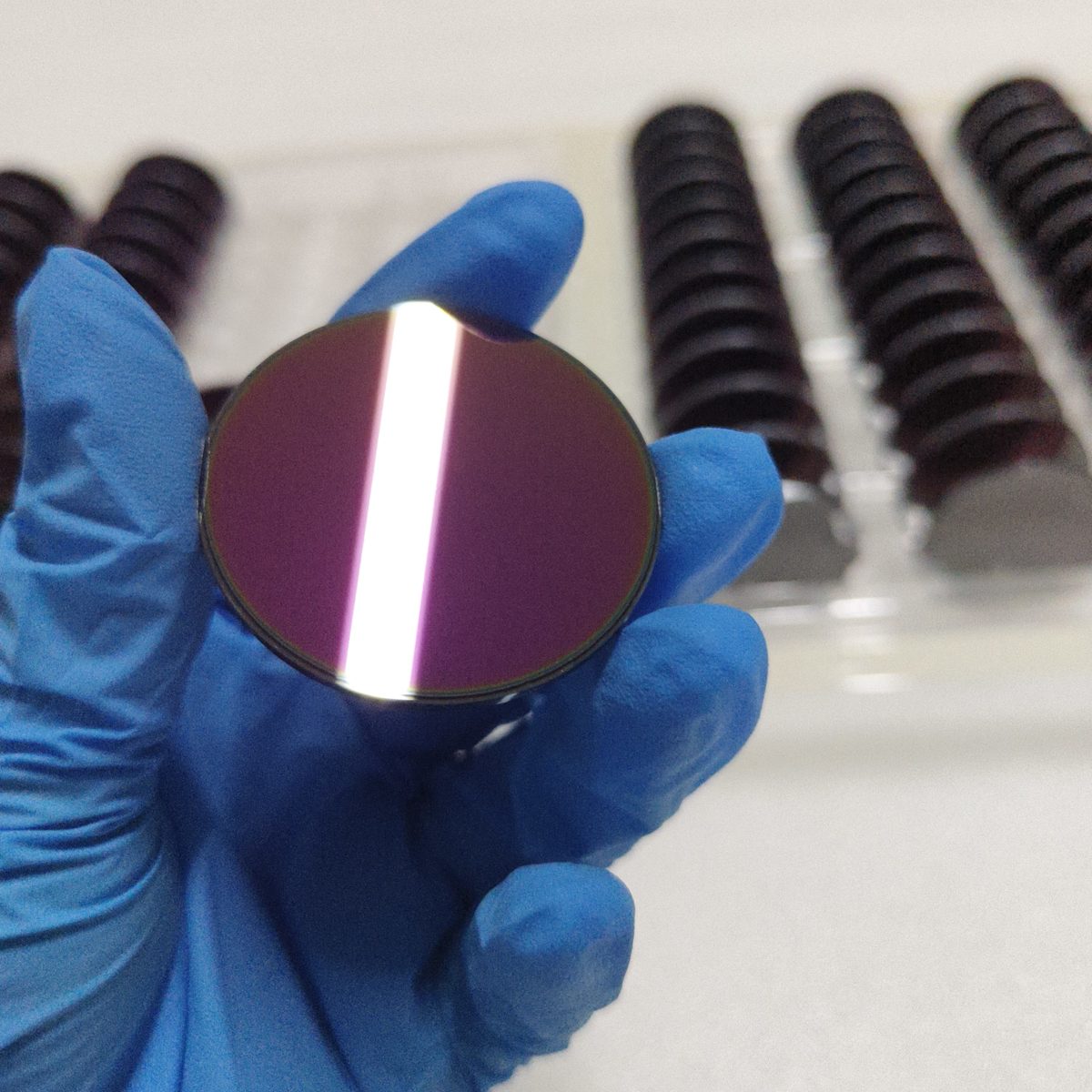 5 mm Silicon Optical Window, AR Coated — image 1