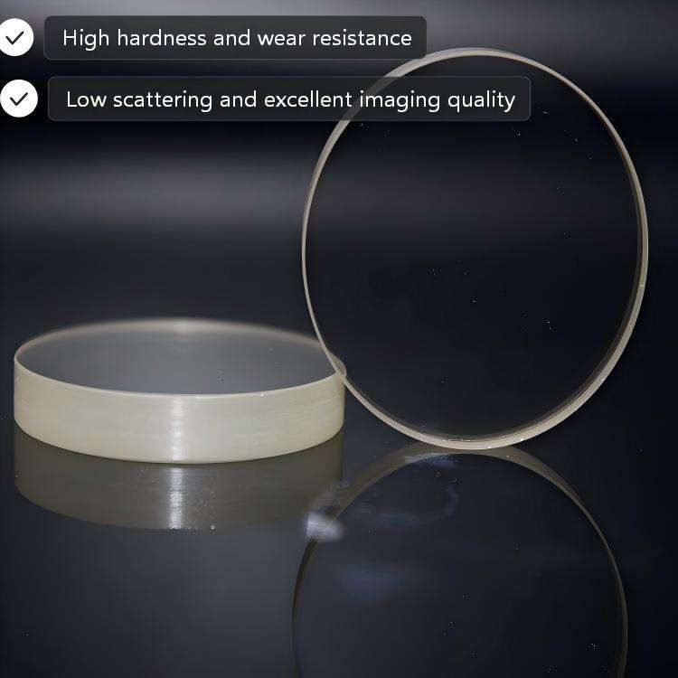 5 mm ZnS Optical Window, AR Coated — image 1