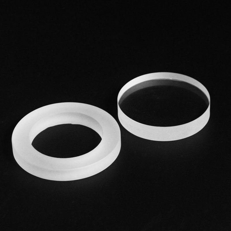 1x4 mm ZnS Round Optical Window, DLC Coated — image 1