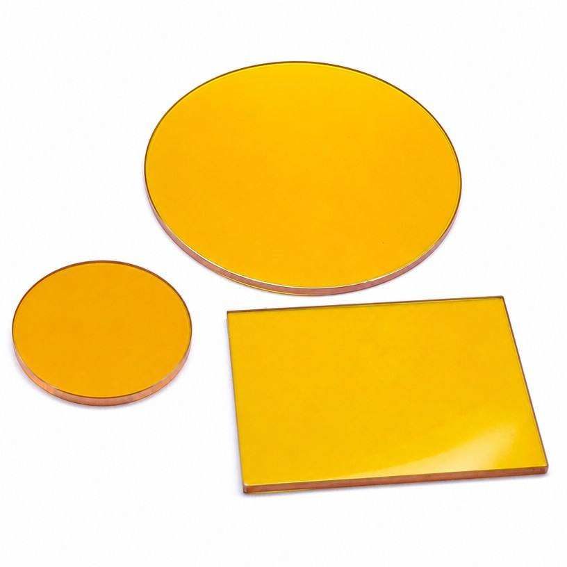 Custom Size ZnS Round Optical Window, AR Coated — image 1