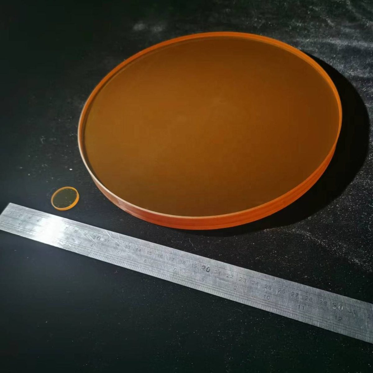 5x0.5 mm ZnSe Round Optical Window, AR Coated — image 1