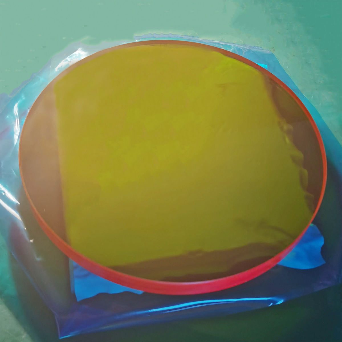 Custom Size ZnSe Round Optical Window, AR Coated — image 1